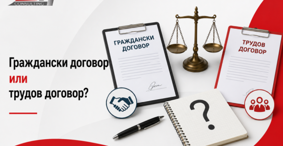 Граждански договор или трудов договор – каква е разликата?