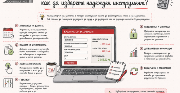 Калкулатор за заплати – как да изберете надежден инструмент? Калкулатор за заплати – как да изберете надежден инструмент
